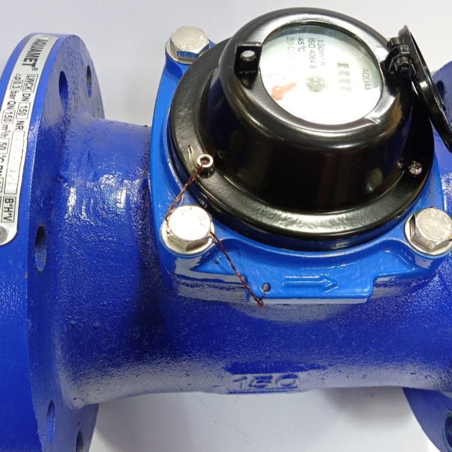 AQUAMET Woltmann (Bulk) Water Meter 150mm