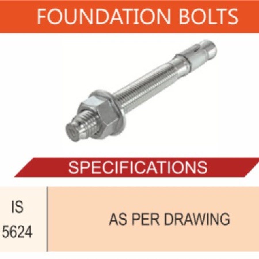 FOUNDATION BOLTS