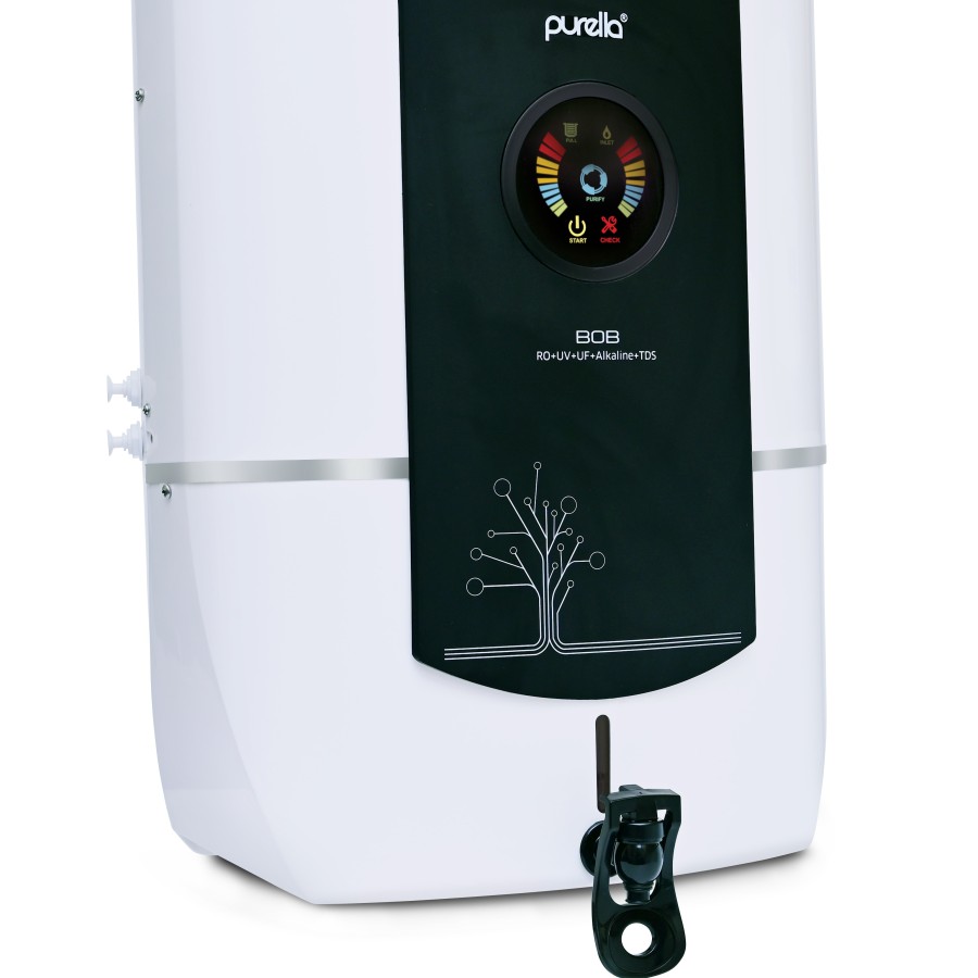 Purella Bob RO + UV + UF + Alkaline + Tds Control Water Purifier With 10 Litre Storage