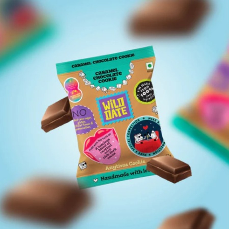 Caramel Chocolate Cookie | Has No Binding Agents and Gluten-free | Ideal for Gifting  | Pack of 5 - 200g