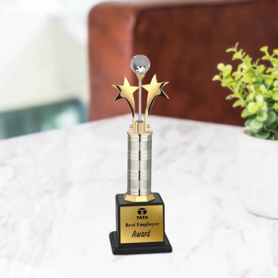 Custom Made Winner Diamond with Shinning Star for Corporate Award (38.1cm)