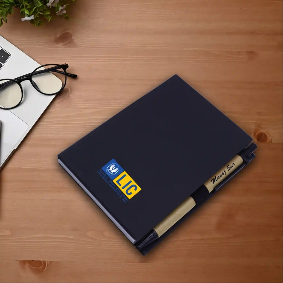 Custom Made Eco Sticky Notepad with Ball Pen