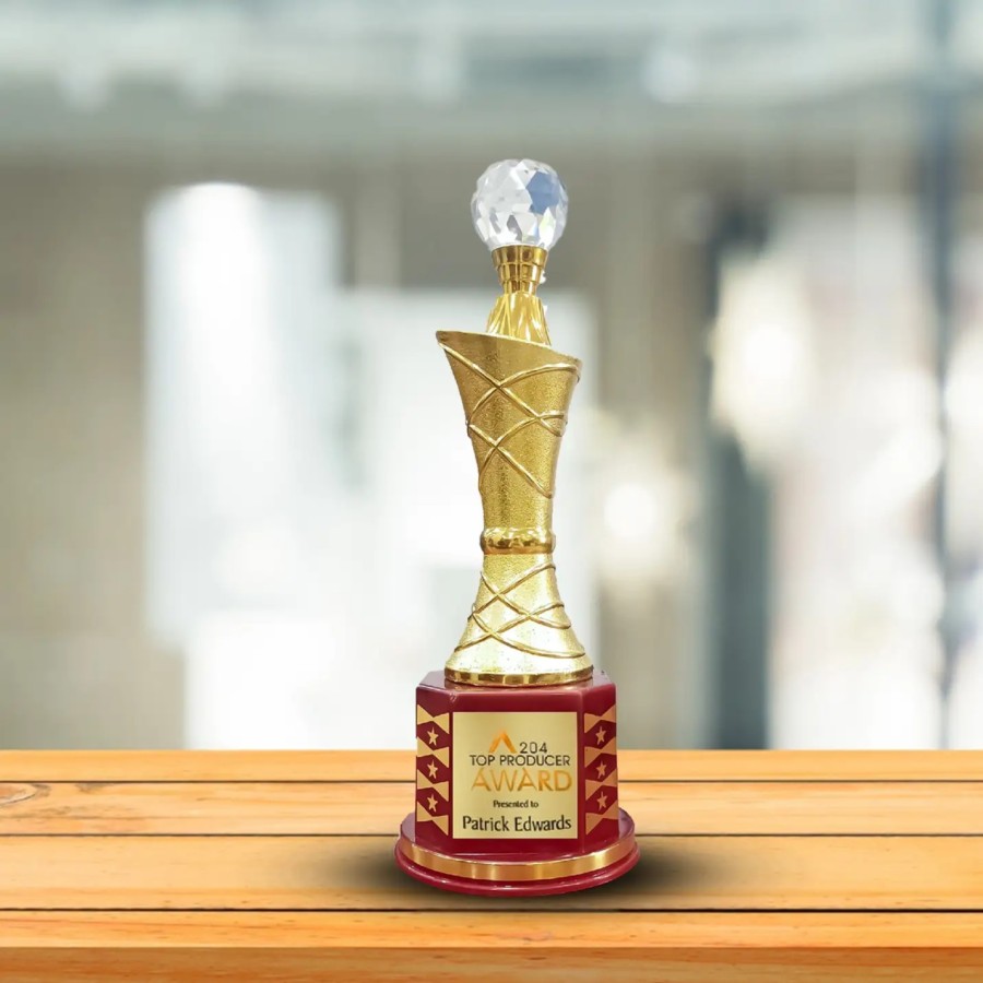 Custom Made Fiber Diamond Corporate Trophy (Size : 26.67 Cm)