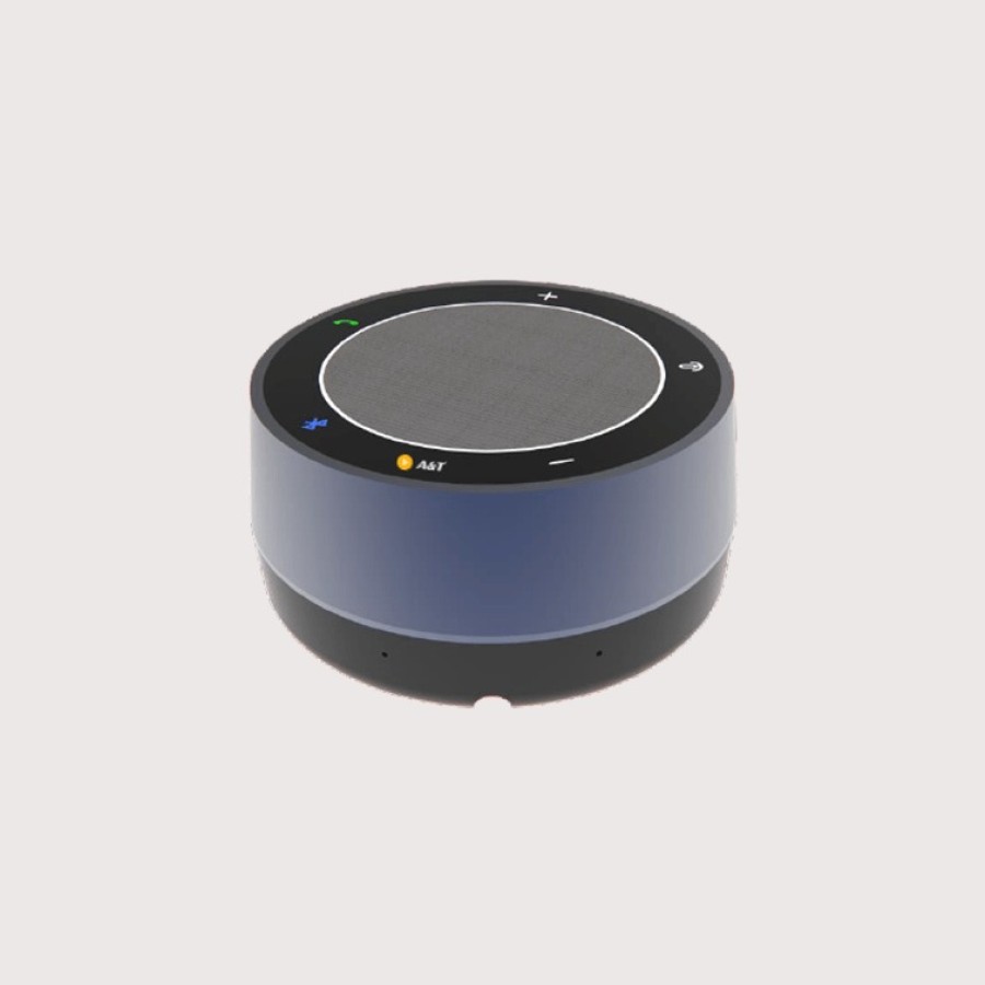A&T AIR 500 - Wired Speaker Phone for Large conference rooms and Board Rooms, wired over USB Type-C cable,  built in 8 mics, 8 W Speaker, upto 8 units