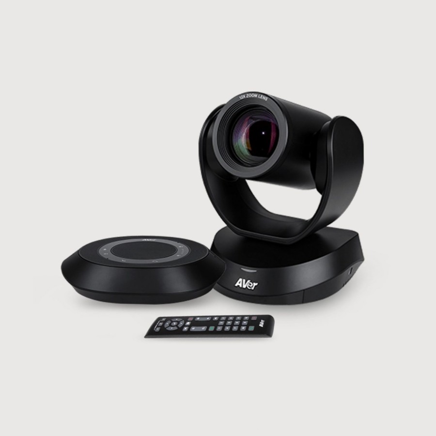 AVer VC520 Pro 3 - USB Video Conferencing Camera with Speakerphone - Mid-to-Large room,  PTZ Full HD 1080P60, USB, HDMI, IP (RJ45), 12 X Optical ZOOM,