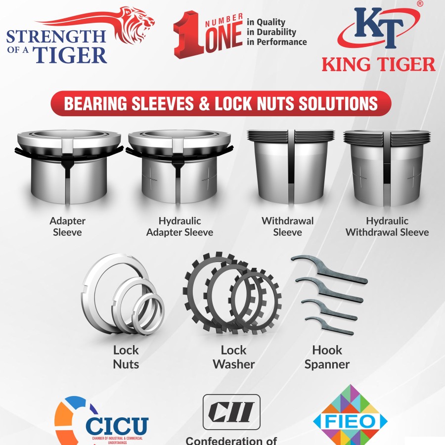 PRECISION LOCK NUTS FOR BEARINGS