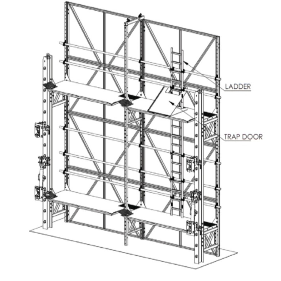 Self-Climbing Screen Formwork System
