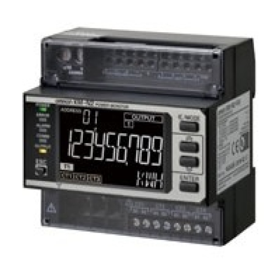 Basic Energy Meter - Omron KM-N2-FLK On DIN Rail Energy Meter