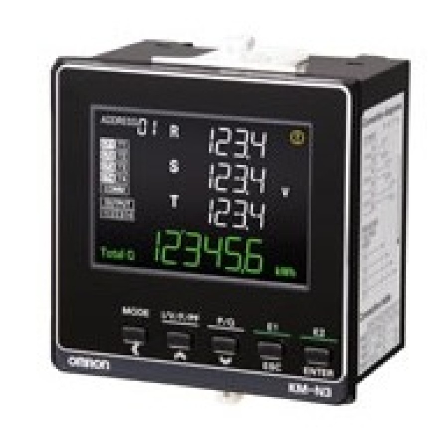 Basic Energy Meters - Omron KM-N3-FLK On Panel Energy Meter