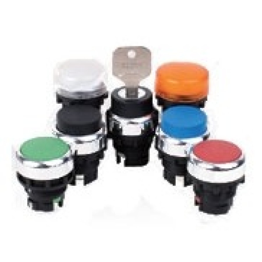 Push Buttons And LED Indicators - Omron A22/M22 Push Buttons and Indicators