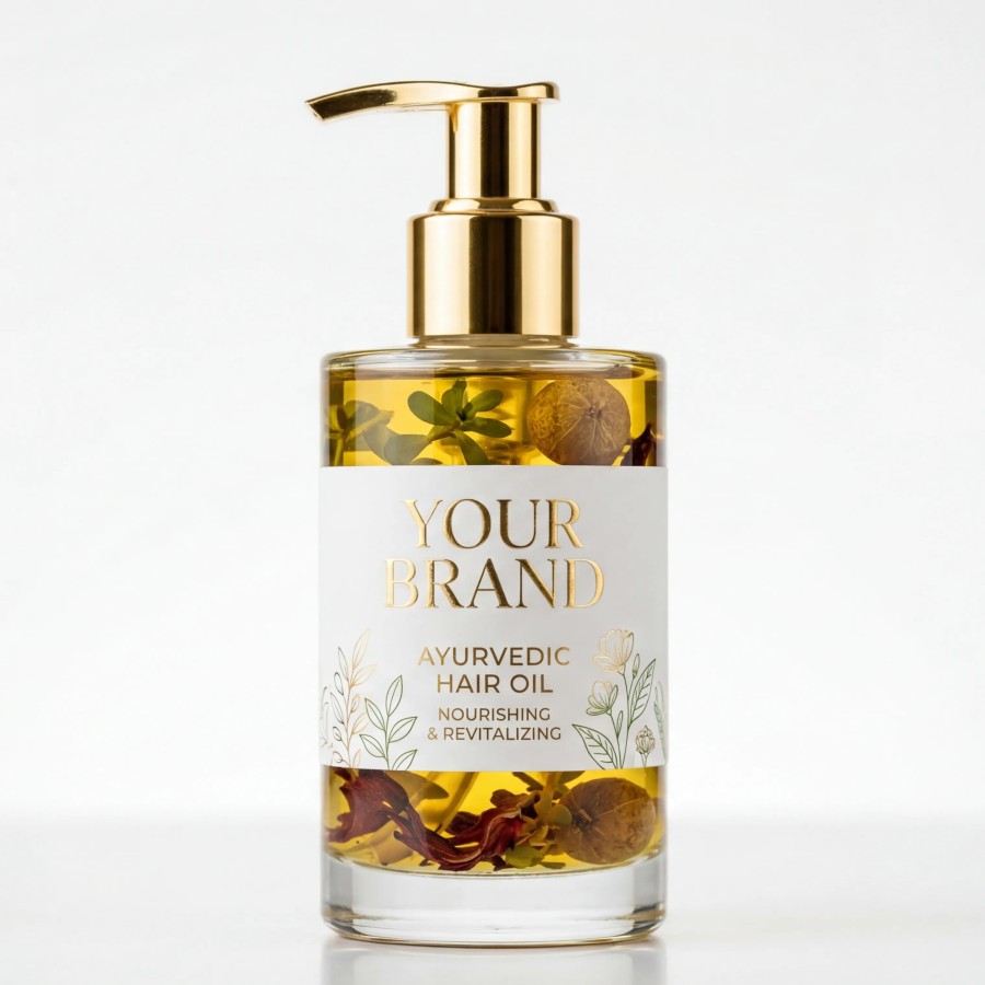 Ayurvedic Herb Infused Hair Oil
