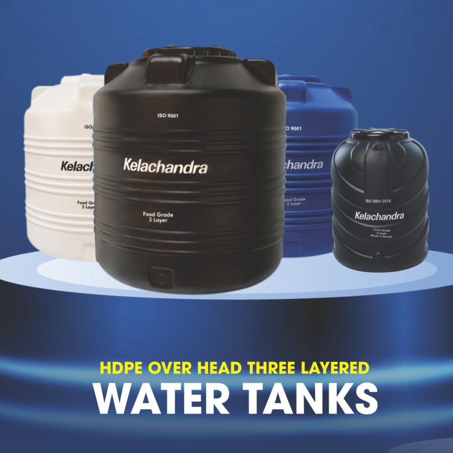 HDPE Over Head Three Layered Water Tanks