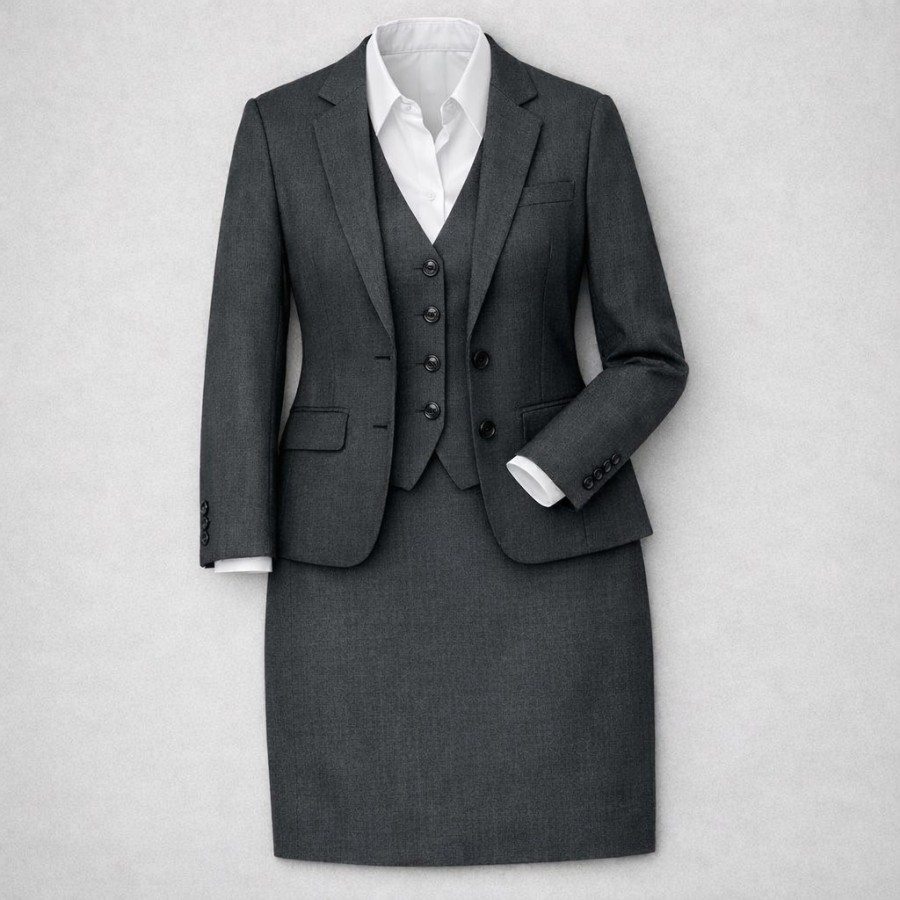 Female three‑piece business formal suit
