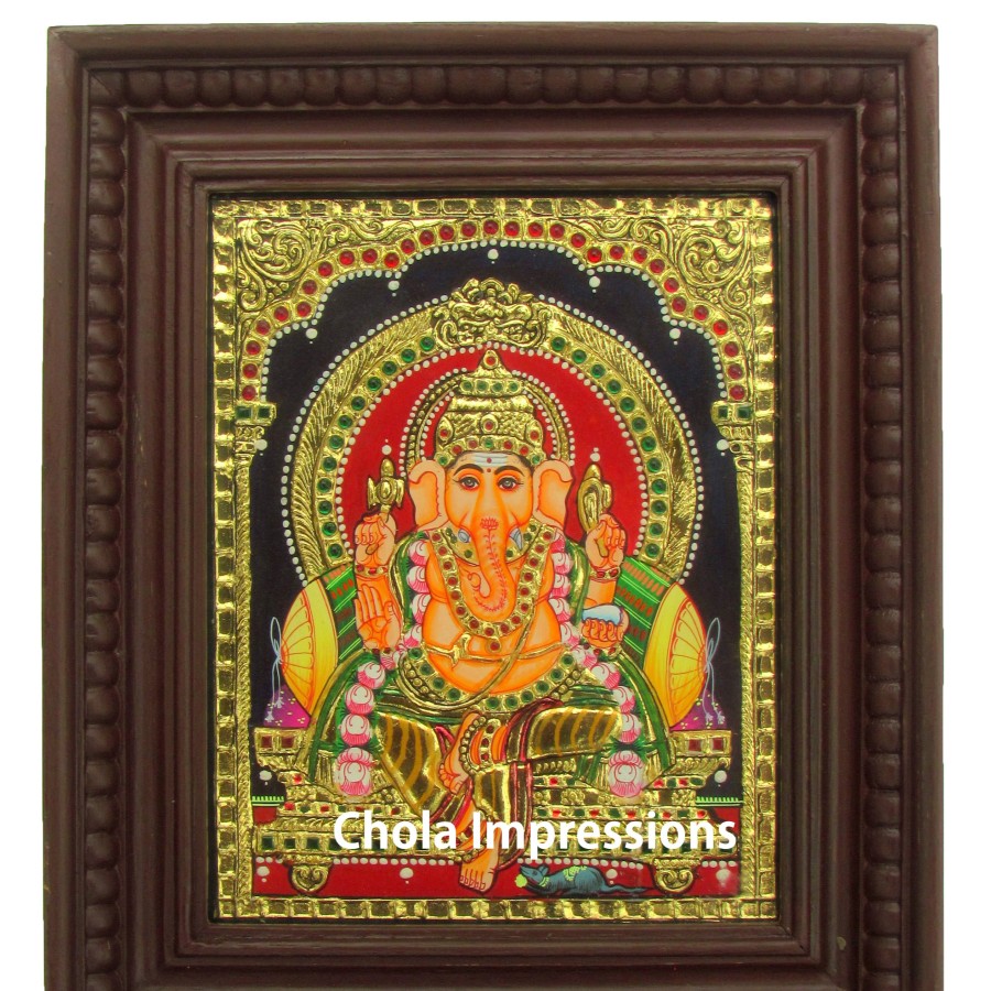 Lord Ganesha Tanjore Painting