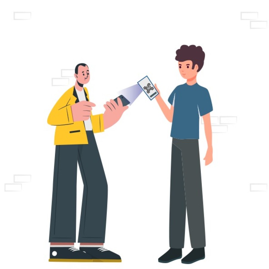Touchless, QR code based access management system