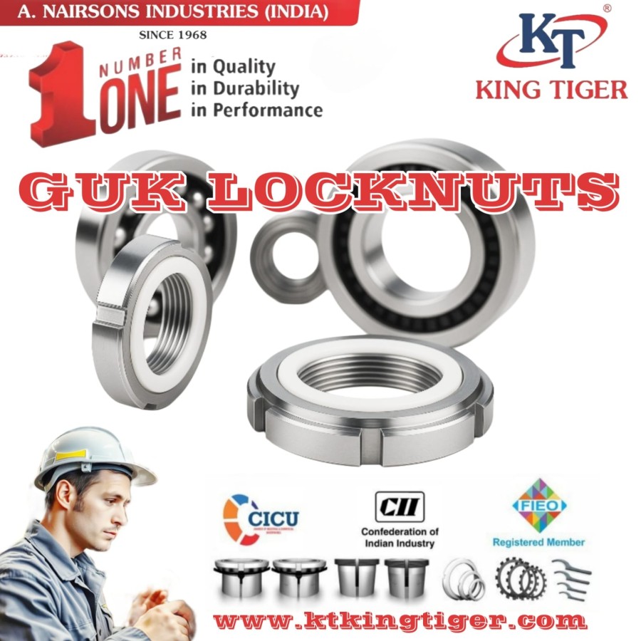 GUK LOCKNUTS WITH NYLON INSERT