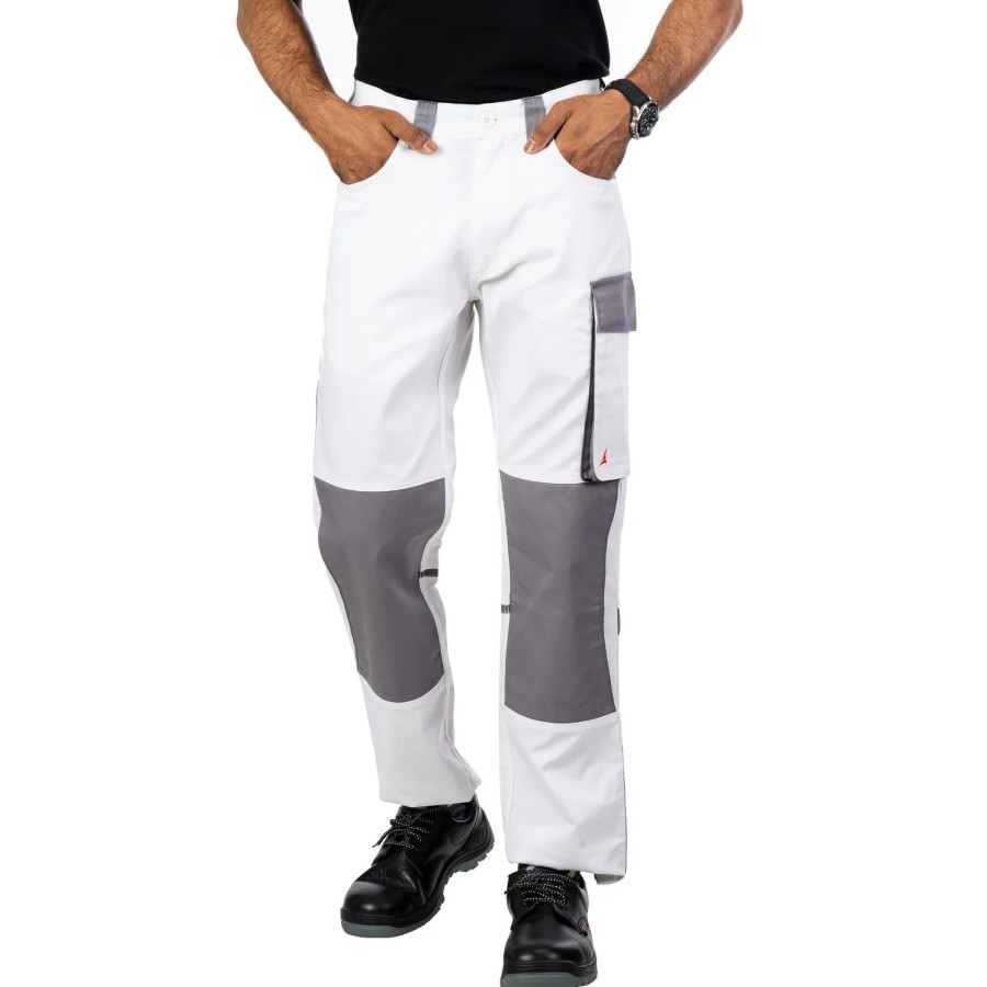 Colorado Industrial Work Trousers With Reflective-PC Blend Twill
