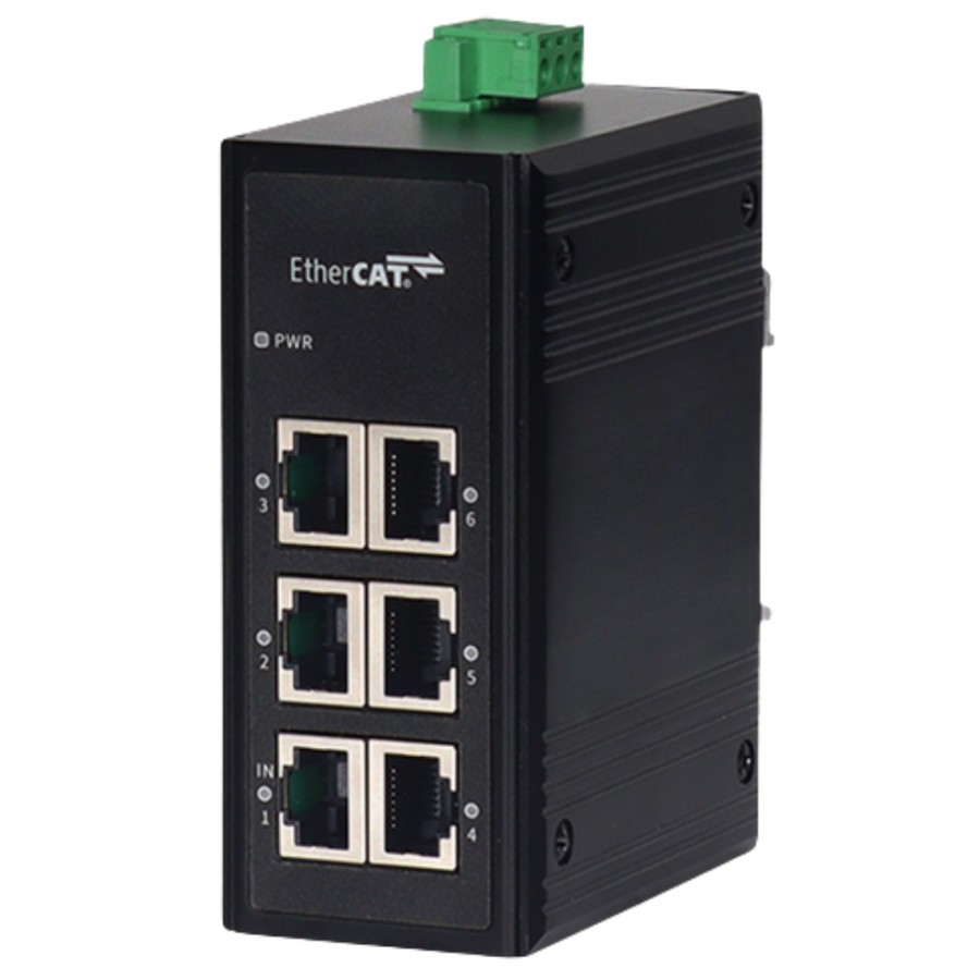 MT-ETH-CAT-206 – 6-Port Layer-2 100M DIN-Rail Industrial EtherCAT Switch