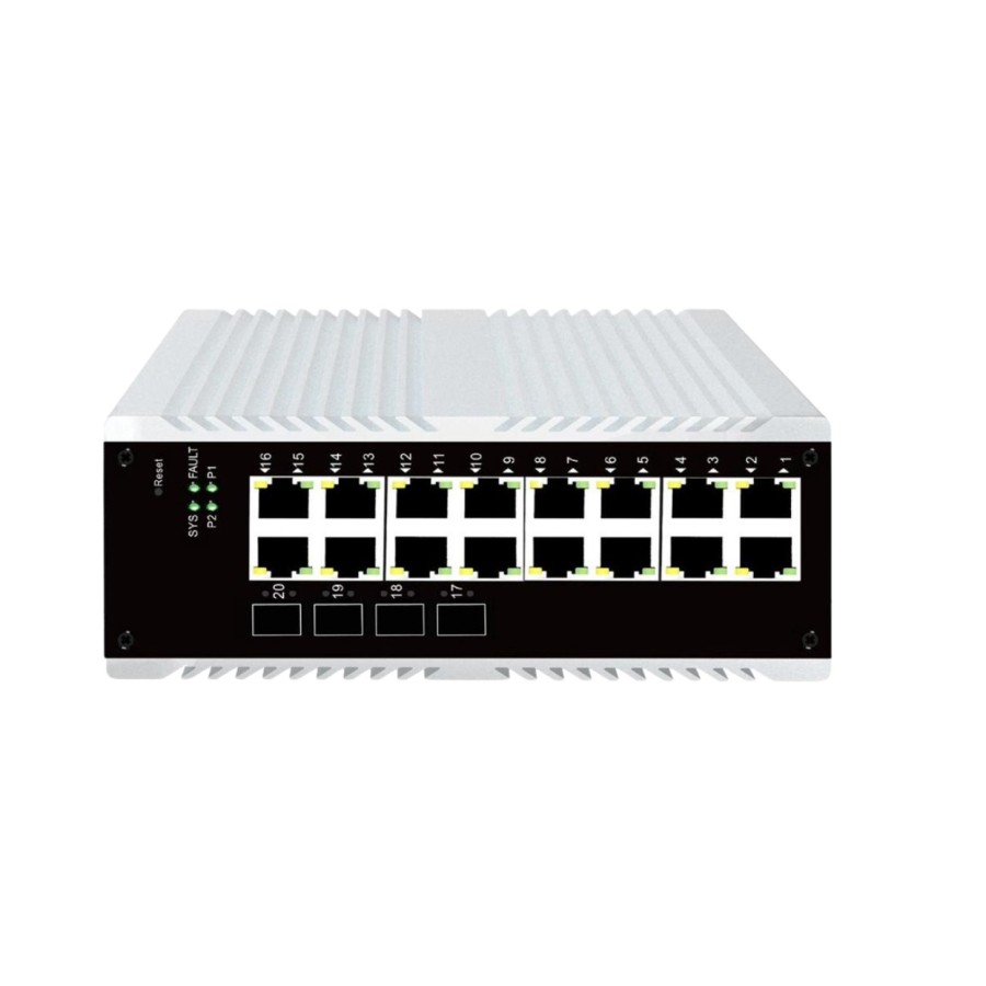 Industrial Managed Ethernet Switch with SFP Fiber Ports