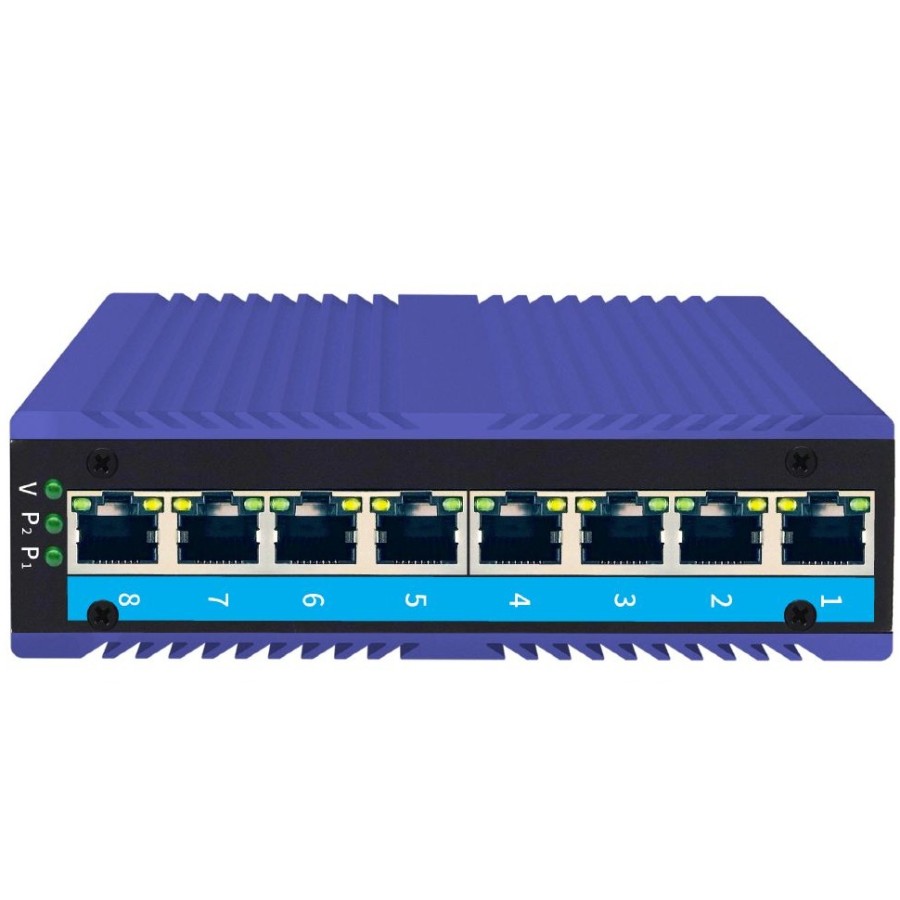 8-port 10/100M/1000M Industrial Ethernet Switch
