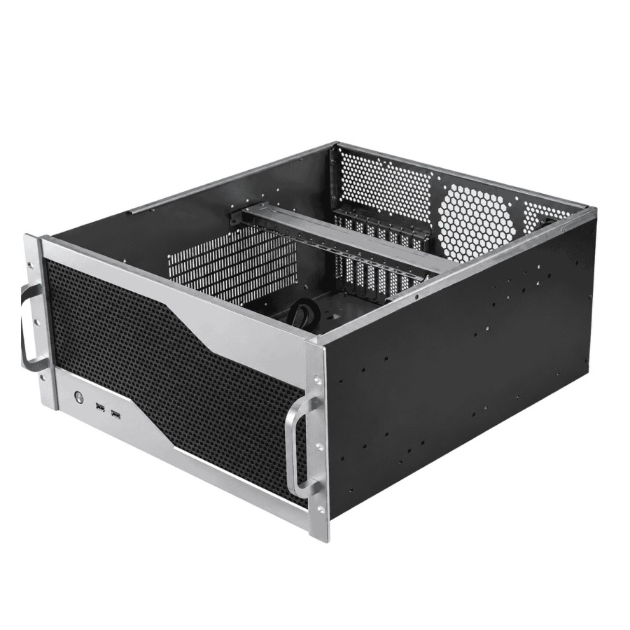 5U pc case 240 360 water cooler adapter new design 5U industrial computer case with LCD