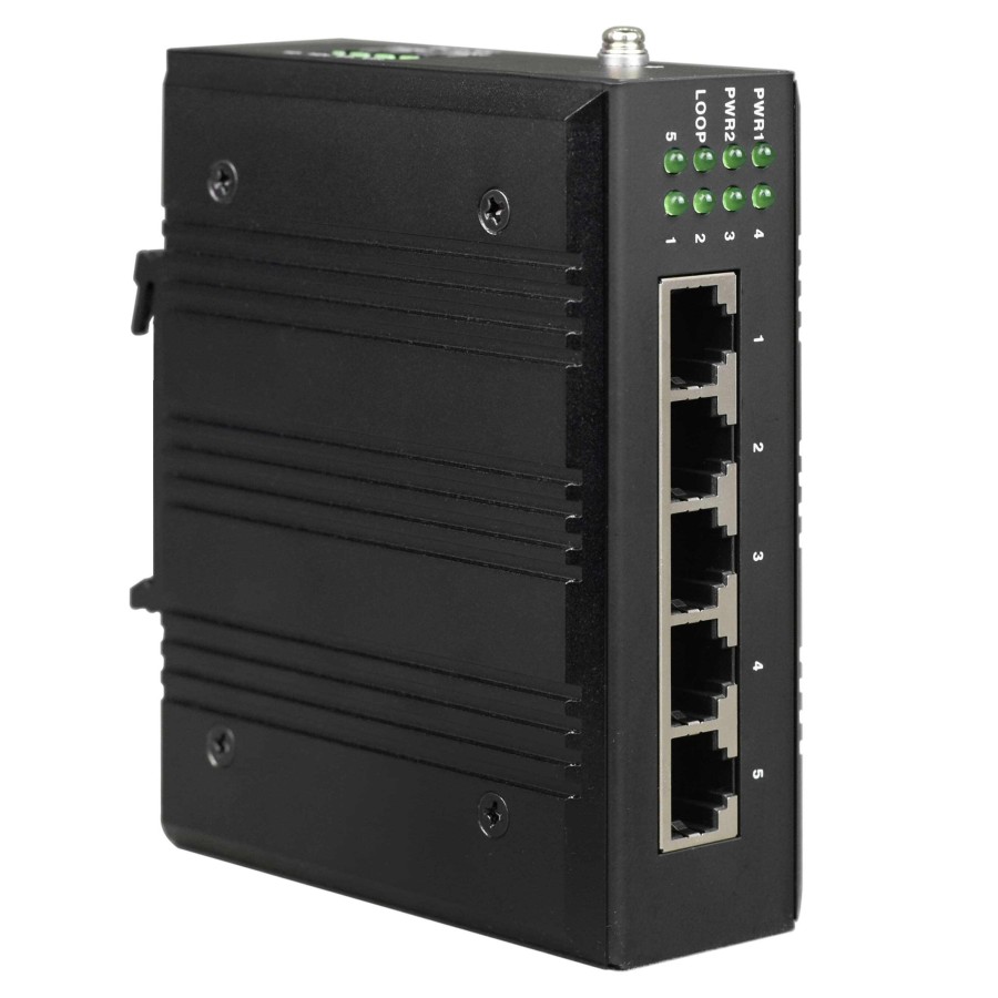 5 Port Industrial Un Managed Giga Bit Ethernet Switch