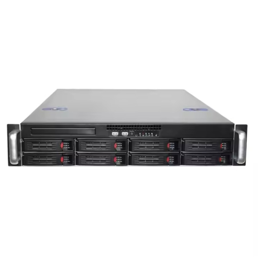 Industrial 2U 8 Bays Hot swap Server Chassis