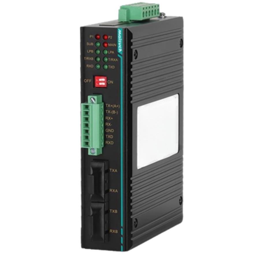 Industrial Serial Port to Fiber Optic Converter
