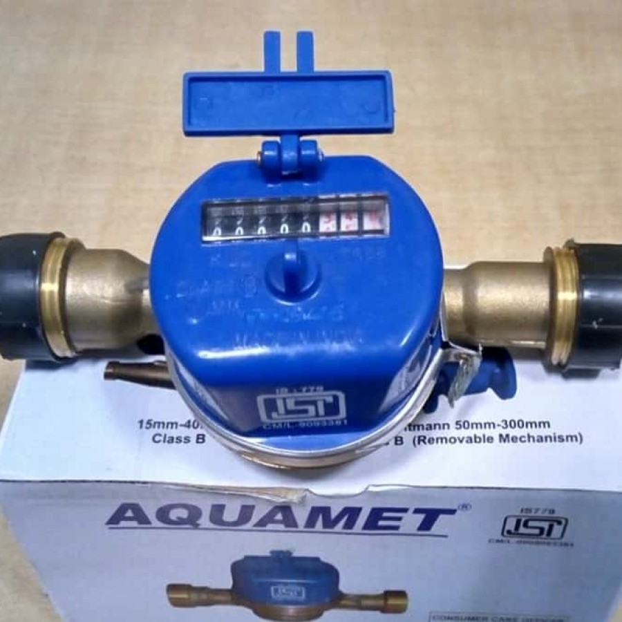 AQUAMET SINGLE JET WATER METER 20mm