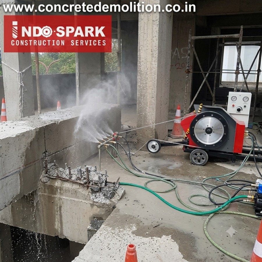 ICFS-Diamond Wire Sawing Work Services.